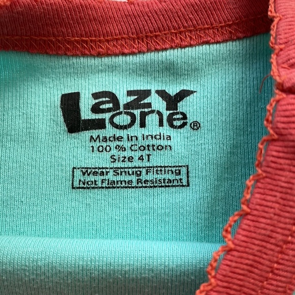 Lazy One “Sea You In The Morning” Mermaid Pajama Set, Size 4T - Picture 5 of 9